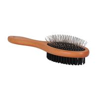 Cat Grooming Brush | Wooden Comfort Grip Hair Remover, Pet Brush & Cat Comb For Shedding, Grooming, Masaje y Baño, Ideal para Home, Bathroom, Outdoor, Puppy & Kitten Care