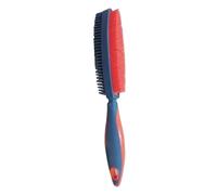 Cat Grooming Comb, Double Sided Cats Brushes, 10.43x1.57x2.36 Inches, Shedding Tool, Gentle Massage Bristles, Anti Slip Ergonomic Handle for Daily Pet Groom Routine, Multicolor