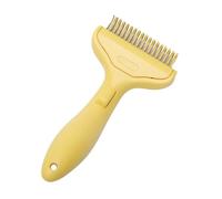 Cat Grooming Comb Massage Grooming Curved Tool, Dog Coat Comb for Knots, Long Loose Thick Coat Brush for Kitten Bathroom Living Room Shelter Travel, Hair