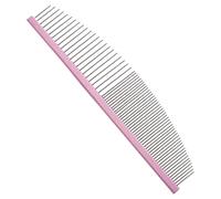 Cat Grooming Comb, Pet Hairbrush Grooming, Soft Grip, Pet Massage, Skin Friendly for Bath Detailing Kitten Home Indoor Cleaning Puppy,6.5x1.46x0.2 Inches