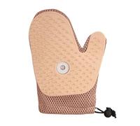Cat Grooming Glove, Shedding Mitt, Built-in Spray Comfort Fit Reusable Soft Fabric Lightweight Ergonomic Design, Pet Grooming Tool for Cats Dogs Indoor, 7.87x5.51x1.18 Inches, Green, Blue, Apricot