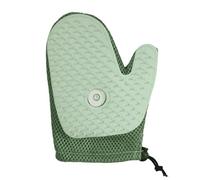 Cat Grooming Glove, Shedding Mitt, Built-in Spray Comfort Fit Reusable Soft Fabric Lightweight Ergonomic Design, Pet Grooming Tool for Cats Dogs Indoor, 7.87x5.51x1.18 Inches, Green, Blue, Apricot