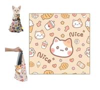 Cat Grooming Wrap, Cat Restraint for Anti-Escape Calming Wrap, Cat Restraints for Grooming, Self-Adherent Cat Restraint, Anti-Scratch, Anti-Bite, Nail Clipping- Multifunctional Pet Tool(F,35*35 cm/13.