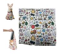 Cat Grooming Wrap, Cat Restraint for Anti-Escape Calming Wrap, Cat Restraints for Grooming, Self-Adherent Cat Restraint, Anti-Scratch, Anti-Bite, Nail Clipping- Multifunctional Pet Tool(E,55*55 cm/21.