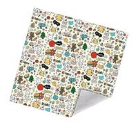 Cat Grooming Wrap, Self-Adhesive Restraint Bag 21.65x21.65 Inches, Calming Breathable Fabric Holder, Adjustable Fit for Small Medium Large Breeds, for Feeding Nail Trim Ear Cleaning Care
