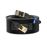 cat gruciso Cable Ethernet 15 metros Cat 8 Cable de Red Cable Lan 40Gbps 2000MHz con Conector RJ45 Cat 8, Compatible con Steam Deck PS5 PS4 Xbox X/S PC TV Box Router Servidor NAS
