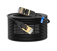 cat gruciso Cable Ethernet 25 metros Cat 8 Cable de Red Cable Lan 40Gbps 2000MHz con Conector RJ45 Cat 8, Compatible con Steam Deck PS5 PS4 Xbox X/S PC TV Box Router Servidor NAS