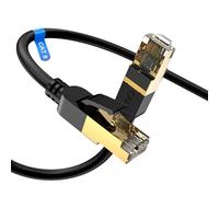 cat gruciso Cable Ethernet 3 metros Cat 8 Cable de Red Cable Lan 40Gbps 2000MHz con Conector RJ45 Cat 8, Compatible con Steam Deck PS5 PS4 Xbox X/S PC TV Box Router Servidor NAS