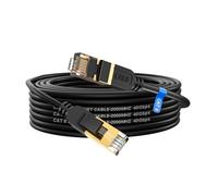 cat gruciso Cable Ethernet 5 metros Cat 8 Cable de Red Cable Lan 40Gbps 2000MHz con Conector RJ45 Cat 8, Compatible con Steam Deck PS5 PS4 Xbox X/S PC TV Box Router Servidor NAS