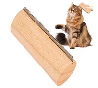 Cat Hair Brush - Non-Slip Grip Pet Undercoat Removal, Wooden Pet Grooming Brush | Kittens, Medium Large Breed, Loose Long, Short