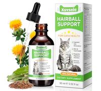 Cat Hairball Remover Drops, Hairball Control for Cats, los Ingredientes Naturales y el Canal Natural de Las vitaminas - sabores deliciosos de la Hierba del Gato