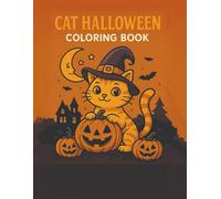 Cat Halloween Coloring Book