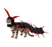 Cat Halloween Costumes, Adjustable Spooky Centipede Cat Costumes for Cats | 50 inch Scary Cats Funny Centipede Outfit Clothes for Holiday Party