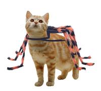 Cat Halloween Outfits - Funny Pet Spider Cosplay Apparel | Scary Animal Dress Up Costume For Kitten Puppy Party, Parade, Photoshoot, Holiday Gathering, Christmas Event, Birthday Celebration
