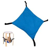 Cat Hammock Cage, Adjustable Hanging Cat Bed, 15.75x15.75 Inches Soft Kitten Swing, Cozy Sleeping Pad for Kittens, Ferrets, Puppies, Rabbits, Small Pets