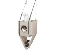 Cat Hammock - Cama De Hamaca para | Cama Montada En La Puerta De Durabble, Muebles De Mascotas De Doble Capa Multipropósito Ajustables Portátiles para Mascotas Jugando A La Escalada De Gatito Do