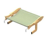 Cat Hammock for Window, Breathable Window Cat Perch, Sturdy Wooden Pet Furniture, Indoor Windowsill Bedside Balcony Patio, Product Size: 17.72x13.78x7.09 Inches