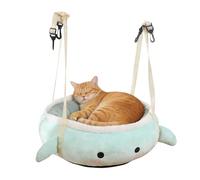 Cat Hammock - Hanging Kitten Bed, Breathable Pet Resting Nest, Suspended Cat Hammock and Puppy Window Seat | Portable Hanging Pet Bed for Window, Balconies, Indoor Home, Apartment, Living Room,