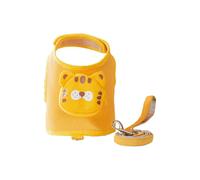 Cat Harness Convenient To Adjust The Tightness Cloth Comfortable Wearing Yellow Small Dog Backpack Leash Chain