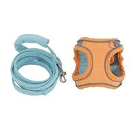Cat Harness Escape Proof and Leash Set with Bell Adjustable Breakaway Collar for Cats Kittens XS S oft Harness for Small Dogs Puppies Pet Supplies for Outdoor Walking Travel (SG)