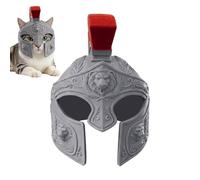 Cat Helmet - 3D Printed Medieval Headwear Pet | Fashion Cat Cosplay Hat - For Halloween Dress Up Cosplay Festival Birthday Kitten Outfit Photo