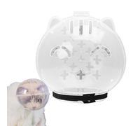 Cat Helmet - M/L Cat Breathable Bubble Helmet, Pet Grooming Bubble Muzzle, Guard E for Prevent Biting Chewing | Cats Hood Face for Bathing with Breathable Hole Protection Accessories