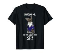 Cat History Humor Aaron Purr Patriotic Kitty Cita Parodia Camiseta