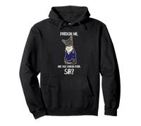Cat History Humor Aaron Purr Patriotic Kitty Cita Parodia Sudadera con Capucha