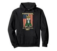 Cat History Humor Aaron Purr Patriotic Kitty Cita Parodia Sudadera con Capucha