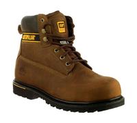 Cat Holton St S3 - Botas cortas para hombre, color Marrón (Dark Brown), talla 42 EU