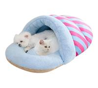 Cat House Bed, Plush Winter Cat Nest, Semi-Enclosed Pet Bed, Cat Sleeping Tool, Cozy Cat House, Pet Sleeping Bag, Winter Cat Bed, Cat Nest for Small Animals, Soft Cat Bed