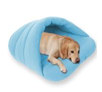 Cat House - Cama mediana para perros lavable para interiores, cueva para mascotas con cojín suave de lujo, extraíble y calmante, antiansiedad, cama cálida para mascotas, sofá antideslizante (S-48 x 38