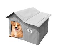 Cat House, Cooling Pet Rest Cave, Foldable Cat and Dog House, Indoor Outdoor Pet Cave with Ventilation & Cooling, Ideal for Hot and Cold Weather, Balcony, Living Room Use