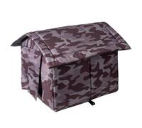 Cat House - Gato Shelter Al Aire Libre | Pitre Fuera Del Refugio Para Mascotas | Bares De Compañía Y Refugio | Casa Aislada | Interior Camping Backyard Garden Balcón Corto De Terreno