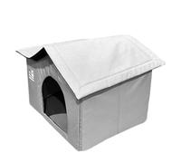 Cat House - Nicho de Gato al Aire Libre, nichos Plegables de 45 cm para Tela de Oxford y Aislamiento térmico de Hoja de Aluminio, Tela Resistente para Interior, balcón o Viaje y la Sala de Estar de