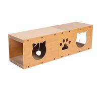 Cat House para Gatos Interiores, Espacio MultipropóSito Grande De Scratch CóModo Lecho De TúNel De Gato De CartóN Corrugado Duradero para Hacer Ejercicio Y Jugar En Los Tableros (5.91x3.94in)