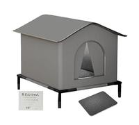 Cat House - Tela Oxford, 15,75 pulgadas, refugio para mascotas, cómodo plegable, diseño aislado | Caseta para gatos, escondite interior con suave cojín para mascotas pequeñas, spa