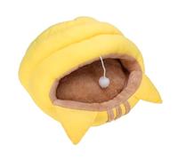 Cat House Ultra Suave Extraíble Lavables Orejas Dulces Acolchado con Capucha Caverna, el diseño medio cerrado para interior (L)