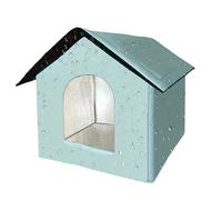 Cat House - Waterproof Pet House | Portable Cat Shelter, Longlasting Kitten Bed , Warm Safe Pet Enclosure, Plush Resting Spot, Winter Kitten Shelter for Calming Sleeping Kittens Puppies Animals Trav