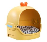 Cat Houses, Small Kitten House, Indoor Cats Waterproof Pet Shelter, Semi-Closed Warm Cave Nest, Cozy Pet Bed For Kittens, All-Season & Outdoor Shelter, 35x35x45cm