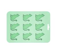 Cat Ice Mold 9-Cavity Reusable Silicone Tray For Cocktails & Drinks