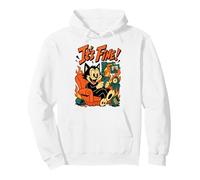 Cat In Fire - It's Fine Meme Divertido enviando Mensajes de Texto a un felino Sudadera con Capucha
