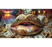 Cat-in-Sunglasses-Lounging-in-Pool-with-Money Puzzle de 1000 Piezas para Adultos Regalo para Mujeres y Hombres Idea Actividad en casa 70x50/1000pcs