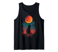 Cat in The Night Camiseta sin Mangas