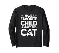 Cat Is My Favorite Child Cute Pet Lover Quote Cat Mom Humor Manga Larga