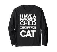 Cat Is My Favorite Child Cute Pet Lover Quote Cat Mom Humor Manga Larga