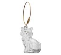 Cat Keepsake Keyring | Hair Collector Keychain | Adorable Pet Storage Keepsakke Bottle Keychains | Memorial Pendant Personal Accessory for Teens Boys Girls Men Friends Family