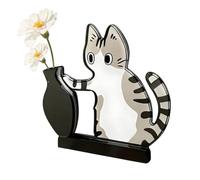 Cat Keepsake Magnet Acrylic Wide Opening Decorative Cute