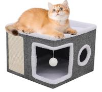 Cat Kennels Indoor | Multifunctional Kittens Bed | Covered Cat Cave | Pets Cave Beds | Thermal Cat Bed | Pets Bed House | Indoor Cats Nest | Kittens Cave House for Pets Kittens