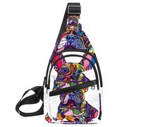 Cat Kitten Head Paw (2) Mochila cruzada lateral, Multicolor 09, 11.8x7x1.5in/30x18x4cm